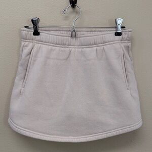 Offline By Aerie Terry Cloth Cream Skort SzS